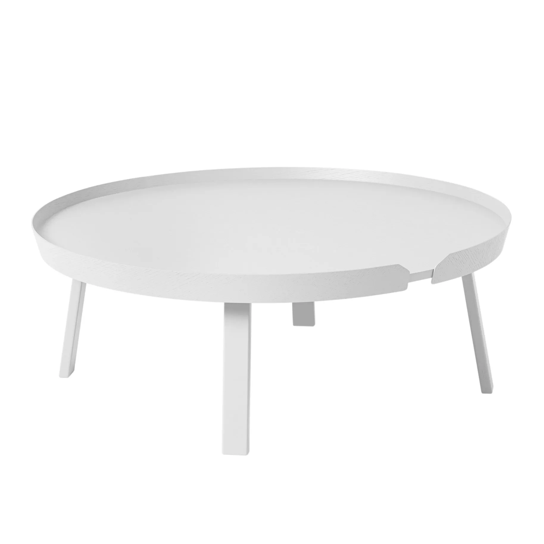 Around sidobord extra large, White Muuto