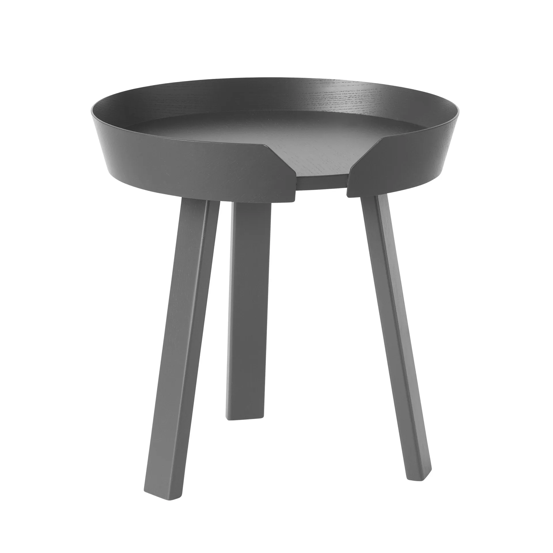 Around sidobord small, Anthracite Muuto