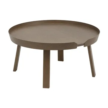 Around soffbord large - Stained dark brown - Muuto