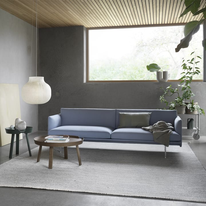 Around soffbord large, Stained dark brown Muuto