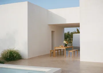 Assemble bänk - Teak, 180 cm - Muuto