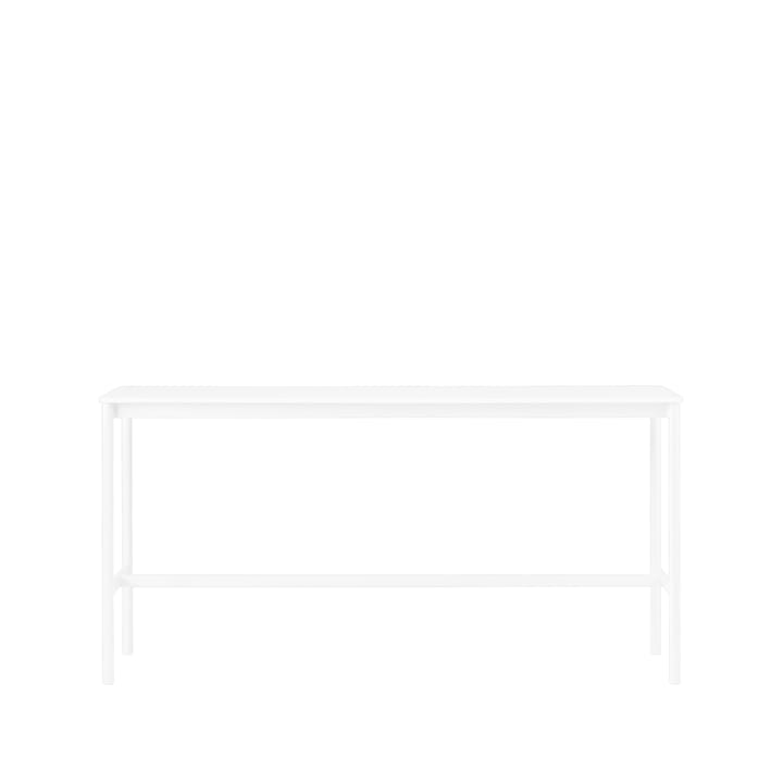 Base High barbord - white laminate-vitt stativ-abskant-b50 l190 h95 - Muuto