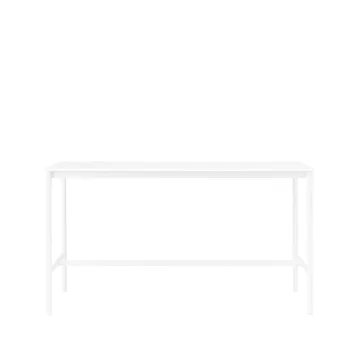 Base High barbord - white laminate-vitt stativ-b85 l190 h105 - Muuto