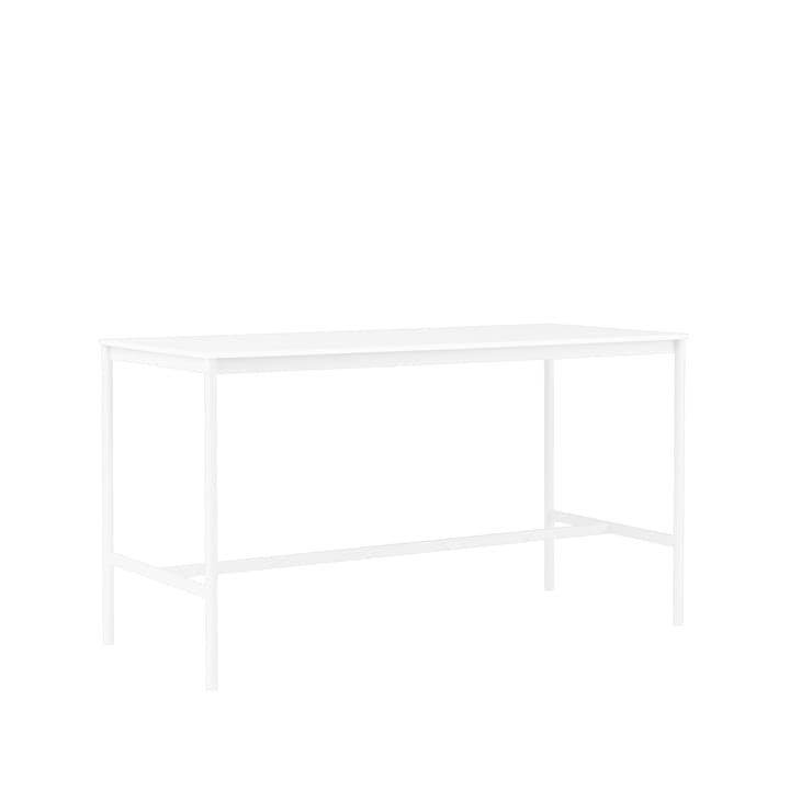Base High barbord, white laminate-vitt stativ-b85 l190 h105 Muuto