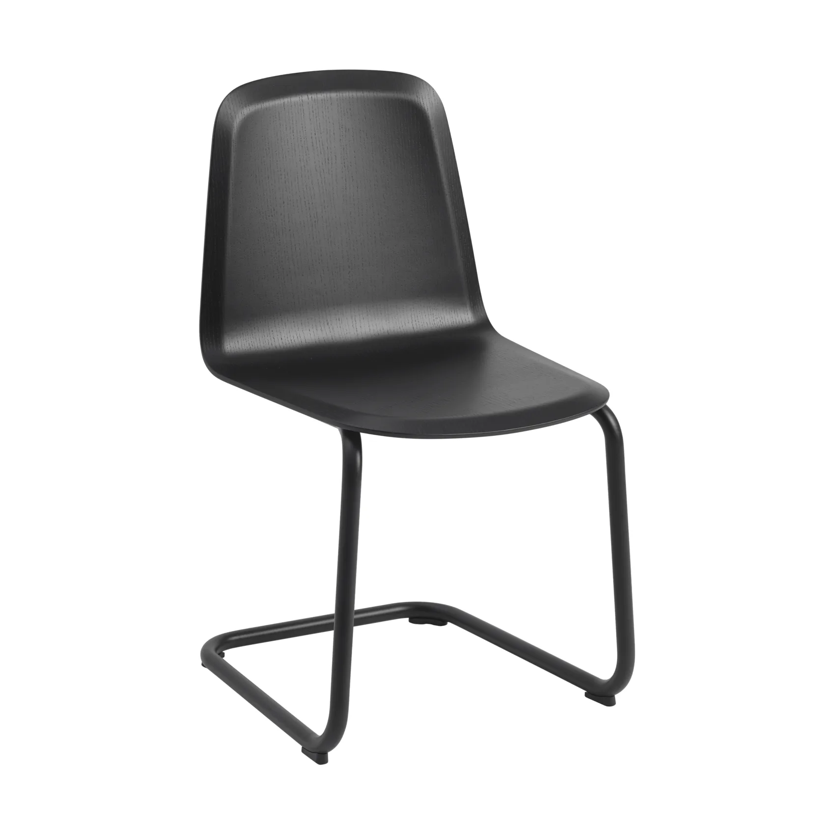 Brink Chair Cantilever Base stol, Svart Muuto