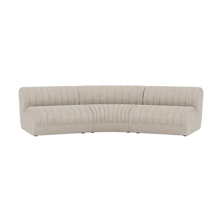 Coltre modulsoffa - Konfiguration 4, turf-sand, 3-sits - Muuto