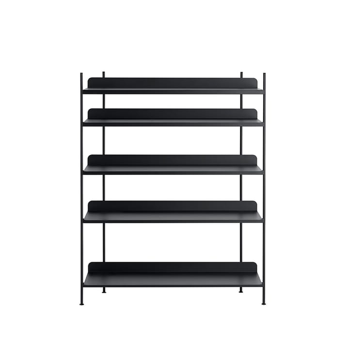 Compile configuration 3 hyllsystem - Black - Muuto