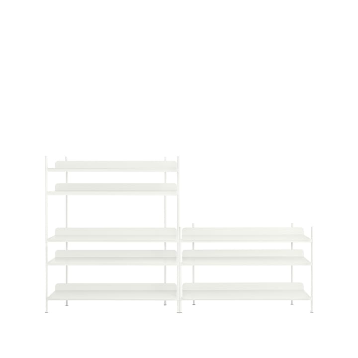 Compile configuration 7 hyllsystem - White - Muuto