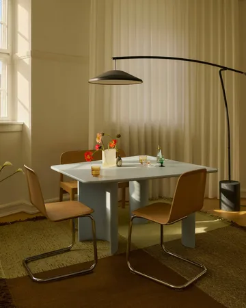 Contra golvlampa - Anthracite black-concrete, 188 cm - Muuto