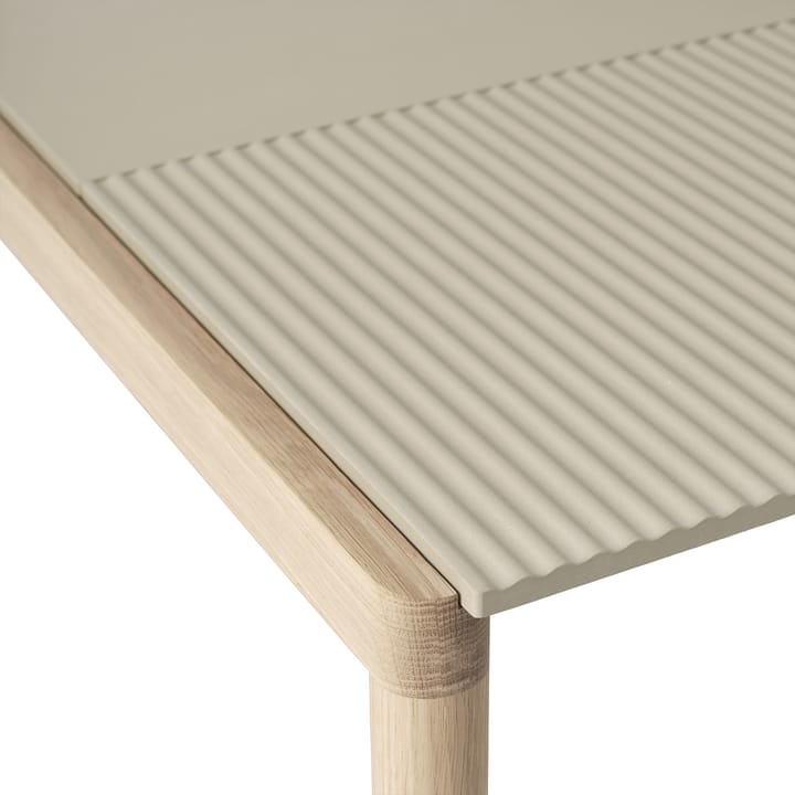 Couple 1 Plain-1 Wavy soffbord 80x84x40 cm, Sand-oak Muuto