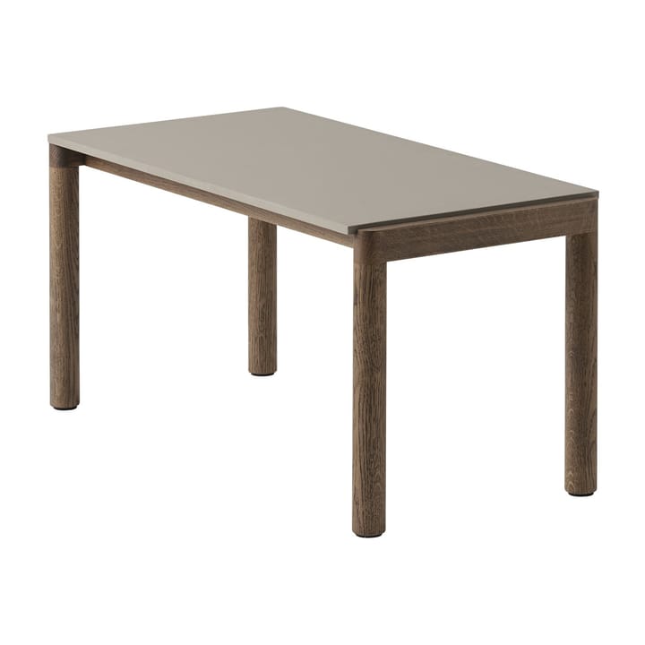 Couple 1 Plain soffbord 40x84x40 cm - Taupe-dark oiled oak - Muuto