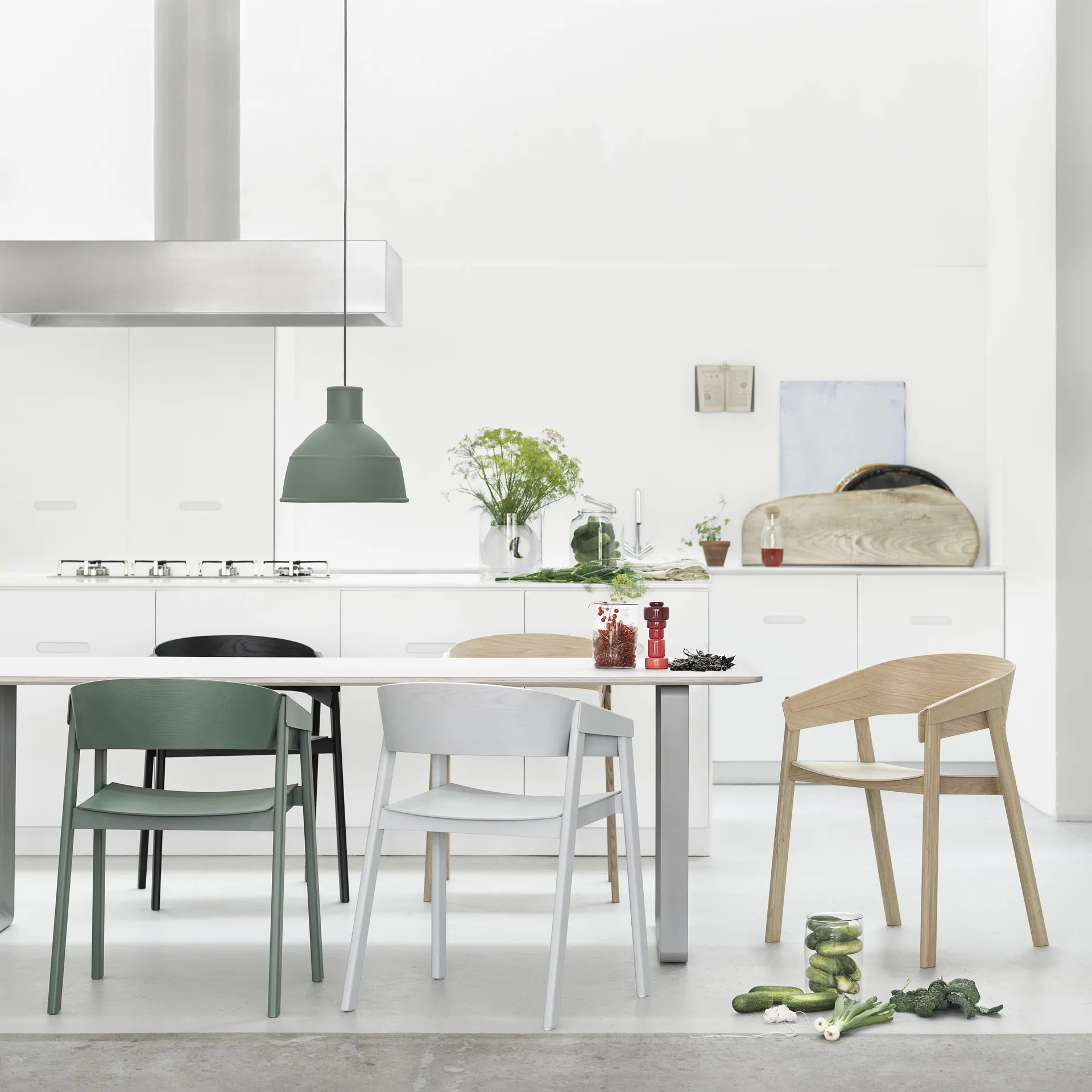 Cover armchair karmstol, Black Muuto