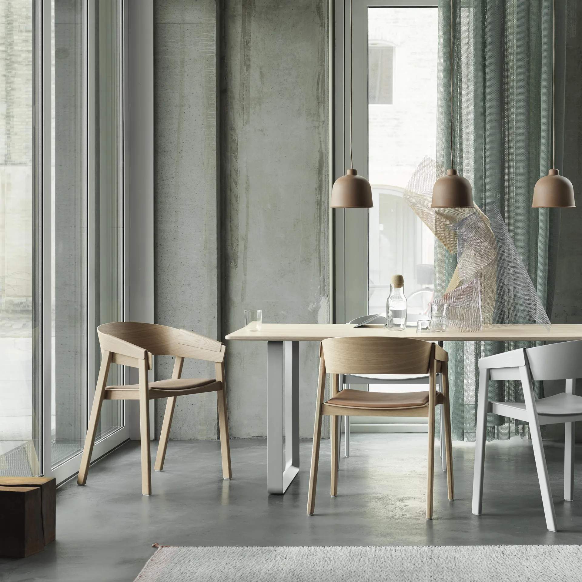 Cover armchair karmstol, Oak Muuto