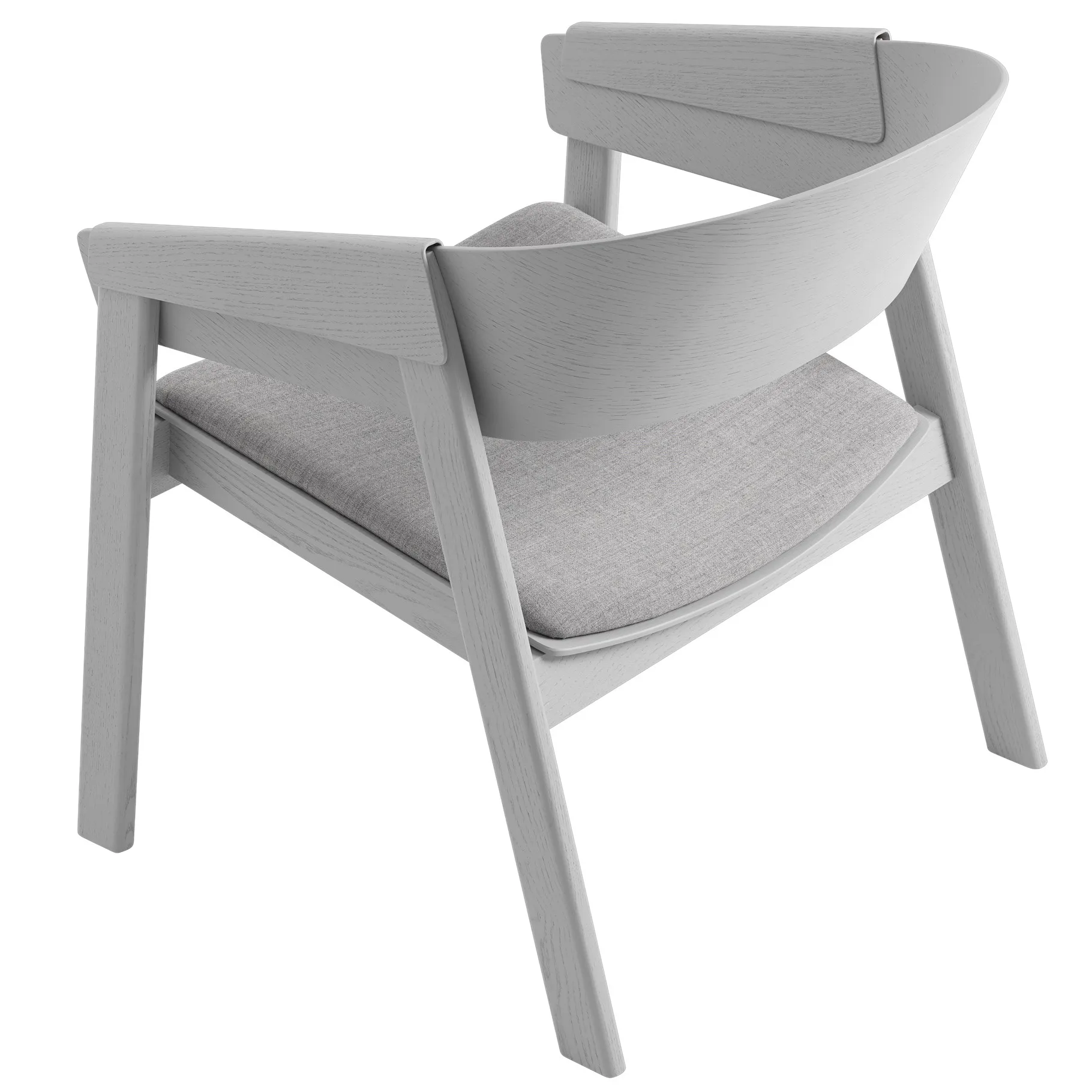 Cover lounge chair, Remix 123-Grey Muuto