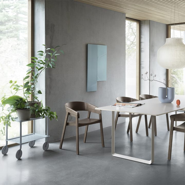 Cover lounge chair, Stained dark brown Muuto