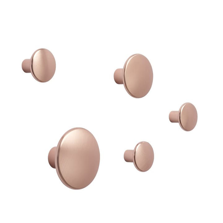 Dots metal Ø 5 cm, Rose Muuto