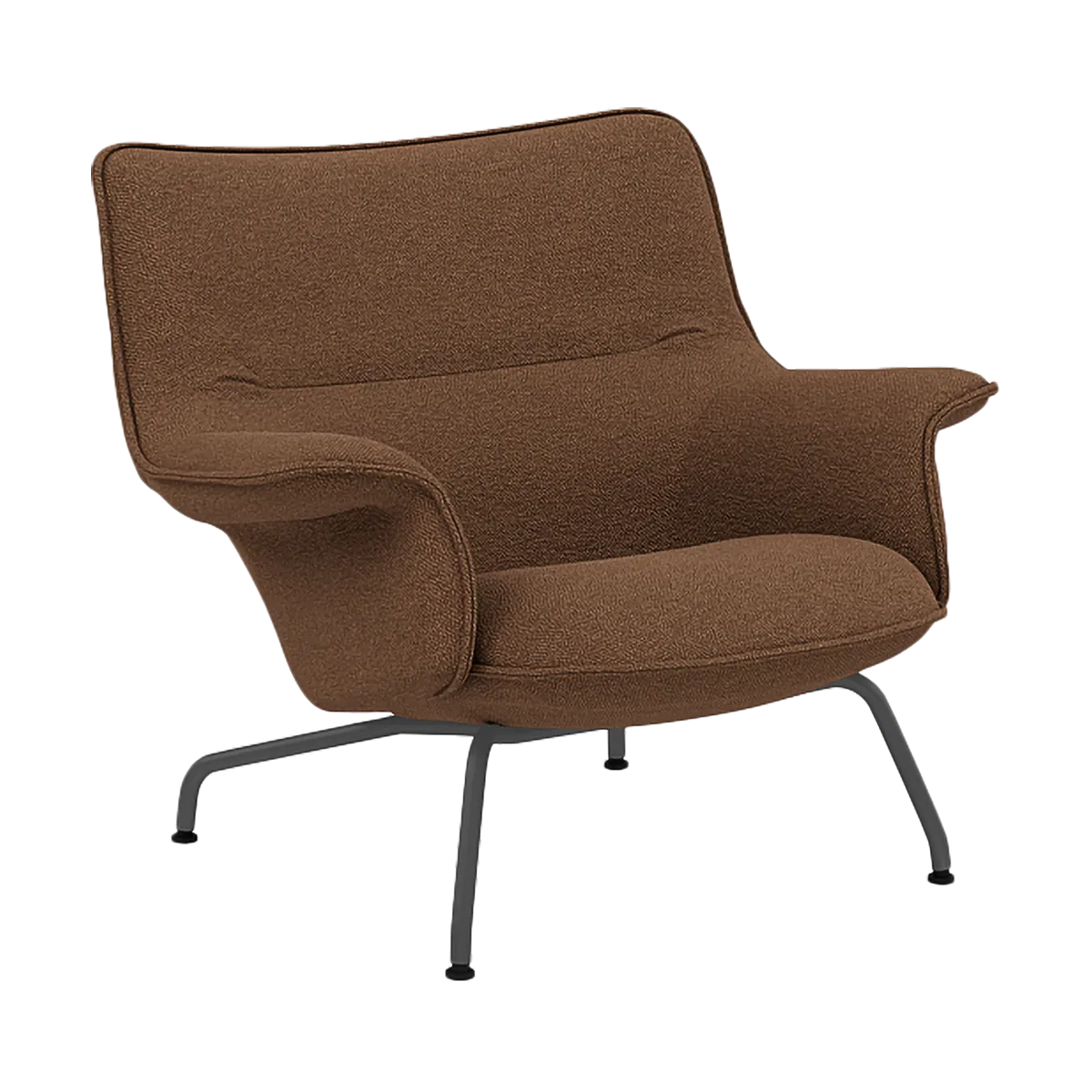 Doze fåtölj låg, Hearth 4-anthracite/black Muuto