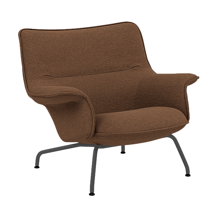 Doze fåtölj låg - Hearth 4-anthracite/black - Muuto