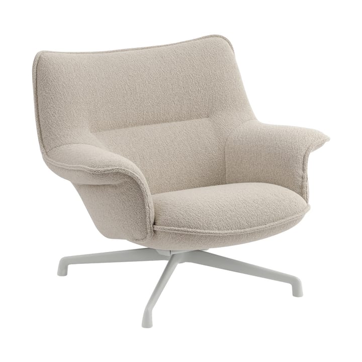 Doze fåtölj låg swivel base - Hearth 7-grey - Muuto