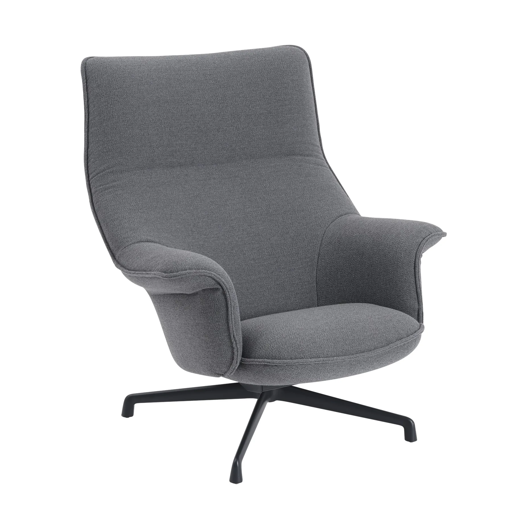 Doze fåtölj swivel base, Ocean 80-anthracite black Muuto