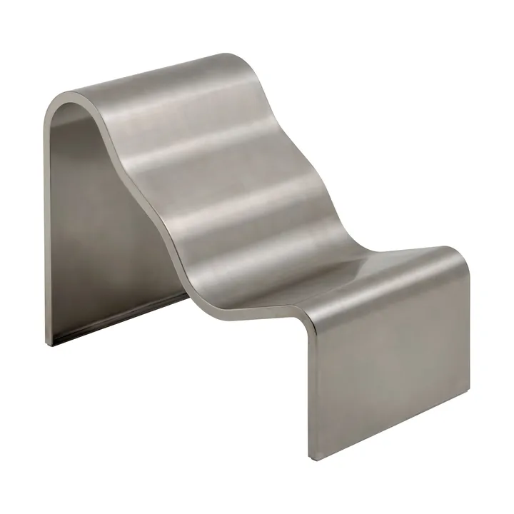 Dream View bänk - Borstat stål, 60 cm - Muuto