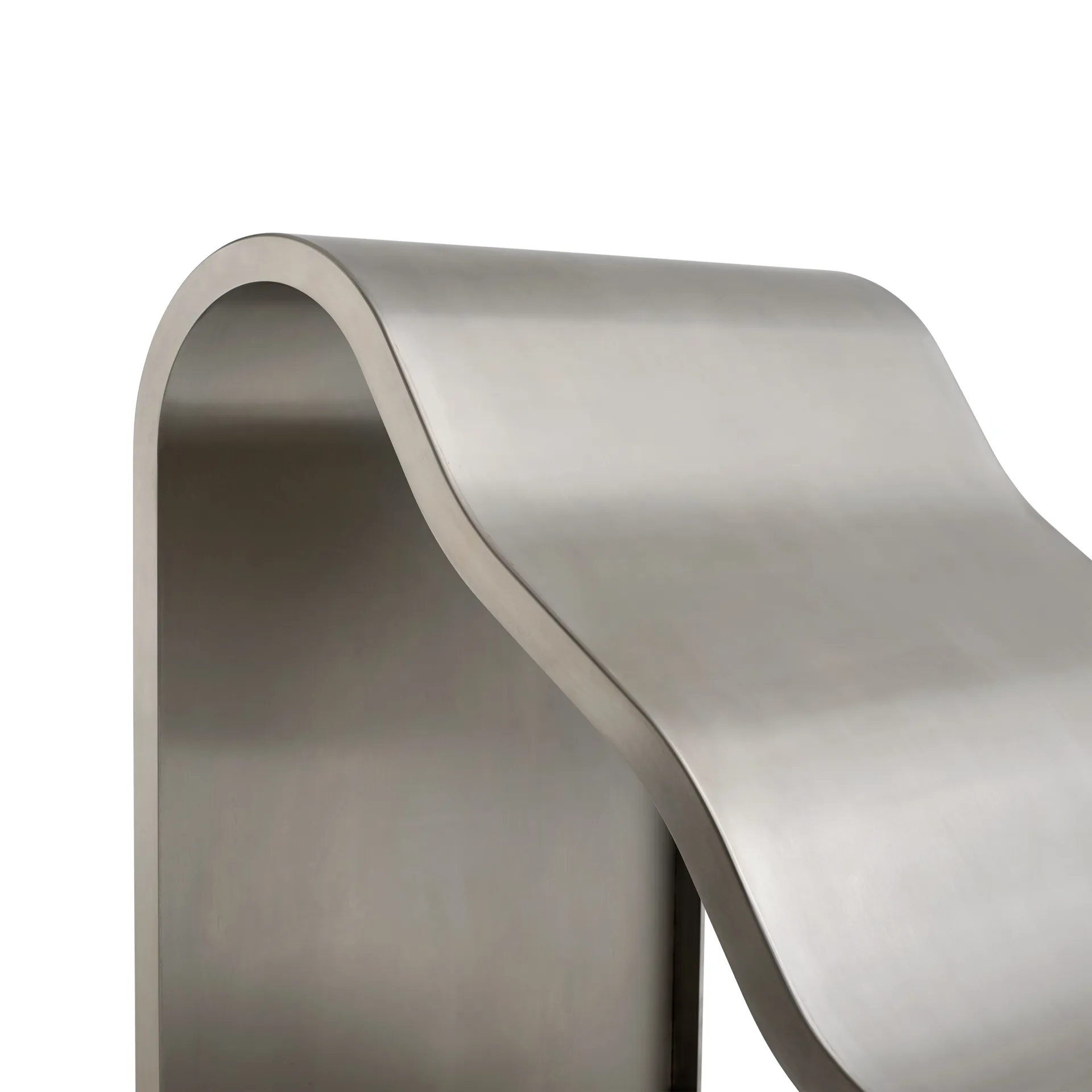 Dream View bänk, Borstat stål, 60 cm Muuto