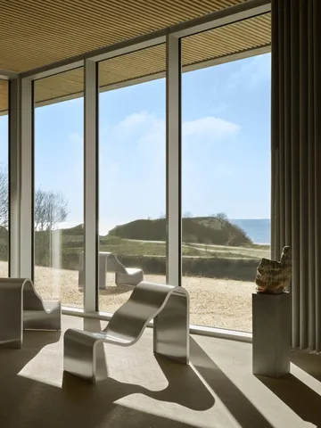 Dream View bänk - Borstat stål, 60 cm - Muuto