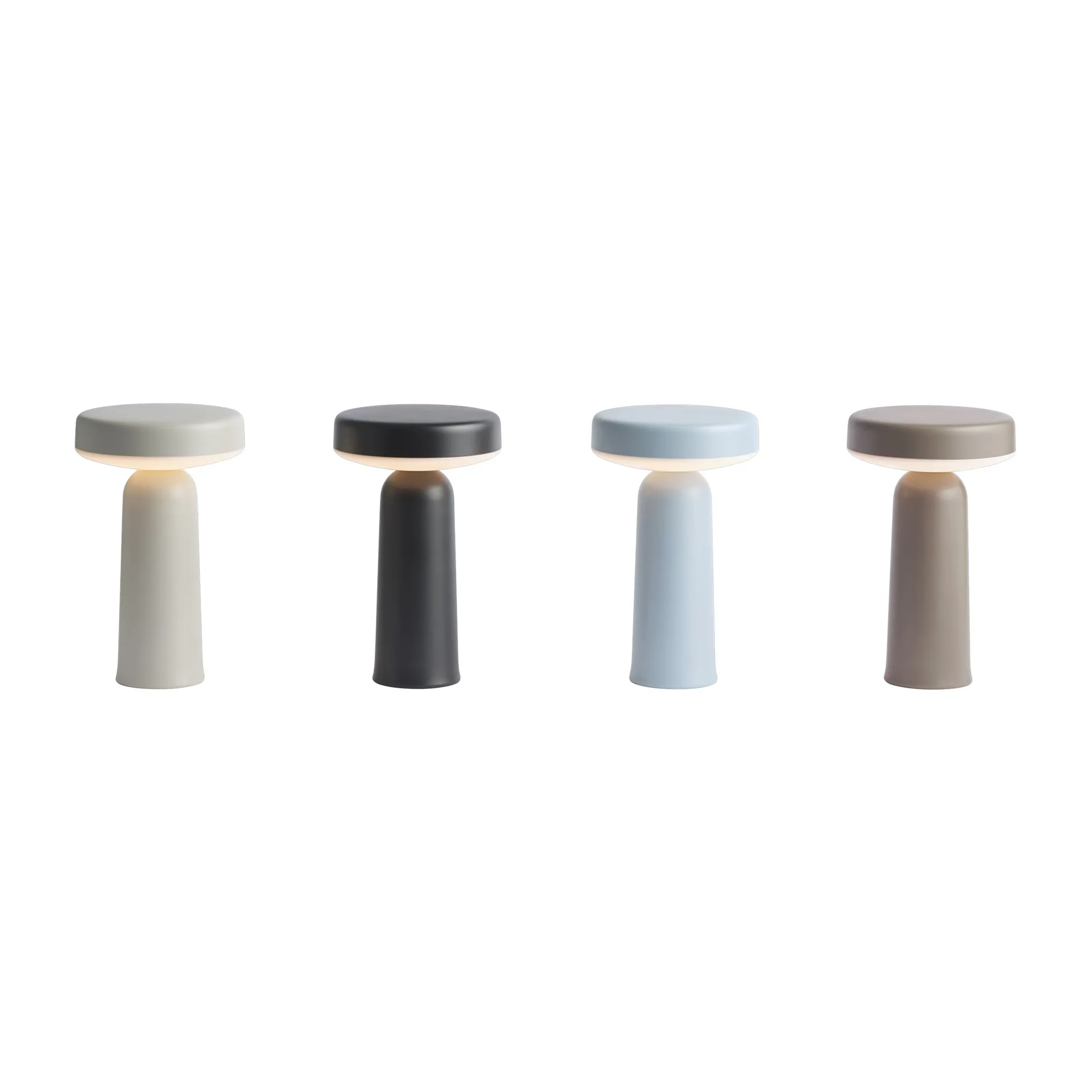 Ease portabel bordslampa 21,5 cm, Grey Muuto