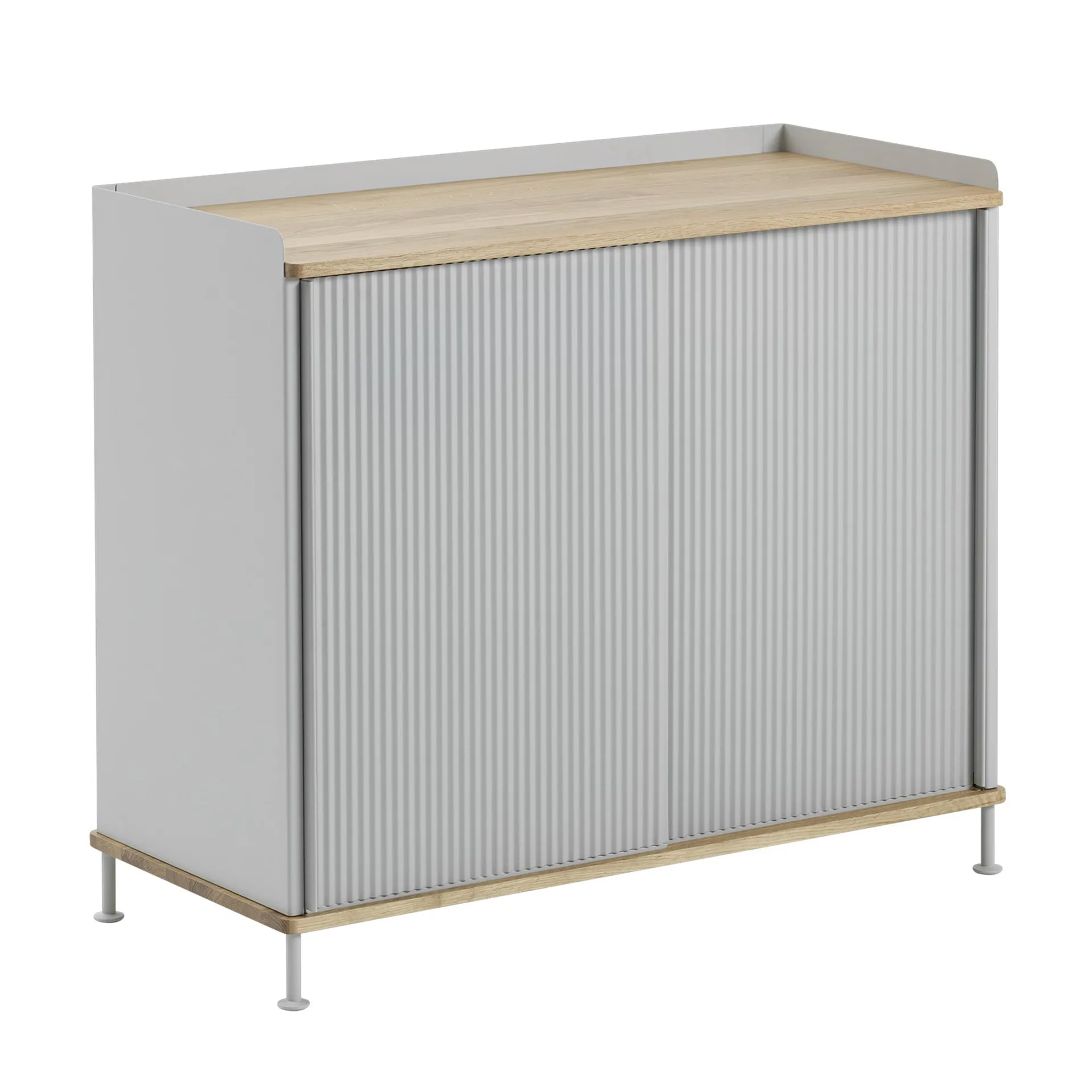 Enfold sidobord högt, Oak-grey Muuto