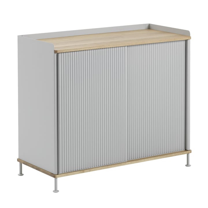 Enfold sidobord högt, Oak-grey Muuto