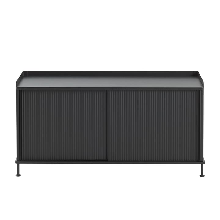 Enfold sidobord lågt 125x45x63 cm - Black-Black - Muuto