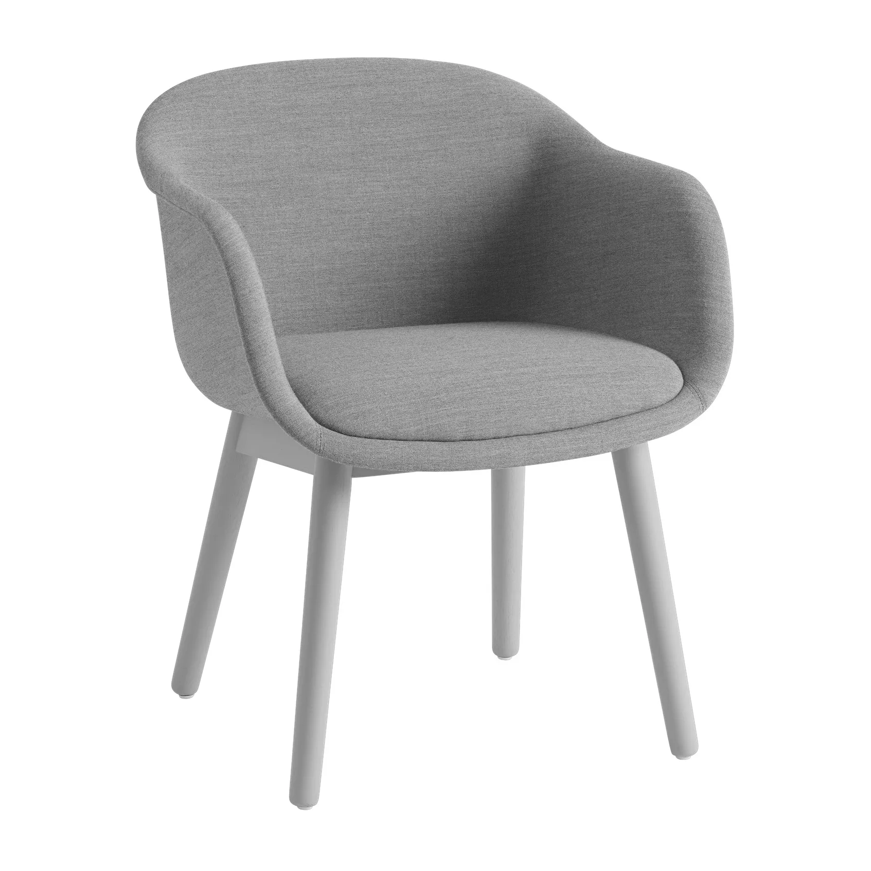 Fiber Conference Armchair med träben, Remix 133-grey Muuto