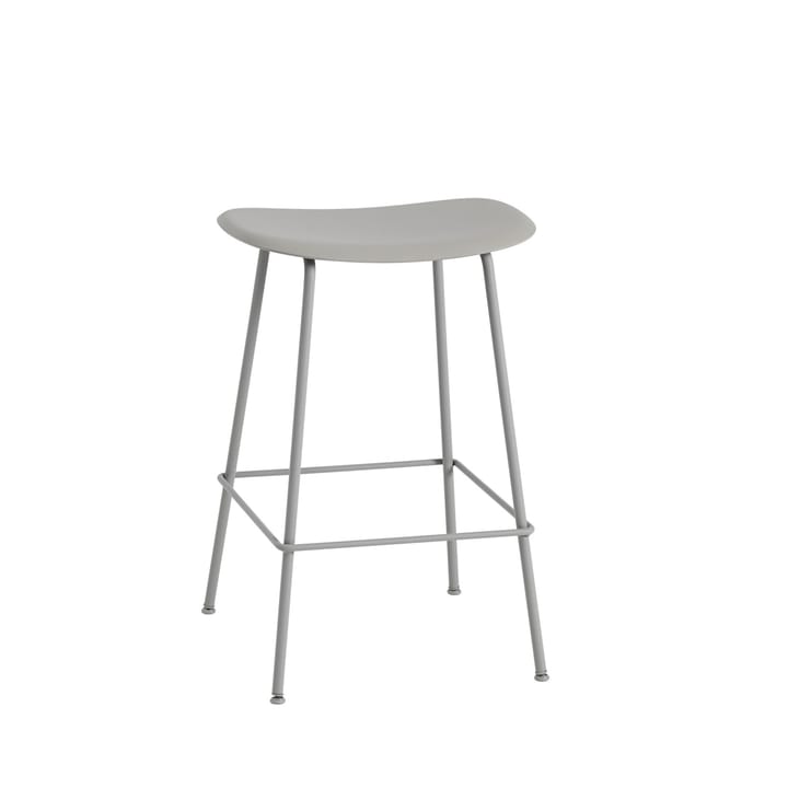 Fiber counter stol 65 cm - Grey-grey - Muuto