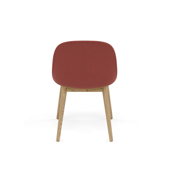 Fiber Side Chair med träben - Re-wool 558-oak - Muuto