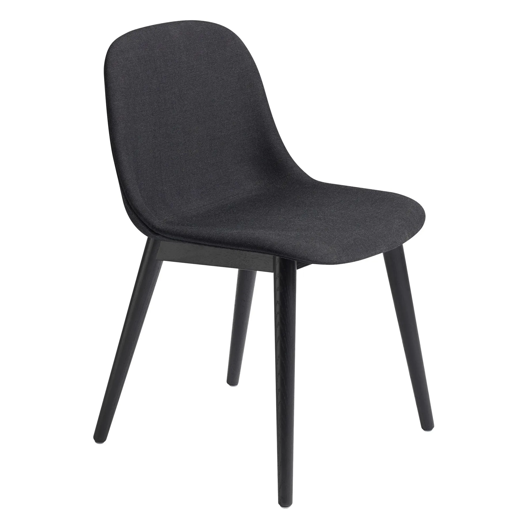 Fiber Side Chair stol med träben, Remix 183-black Muuto