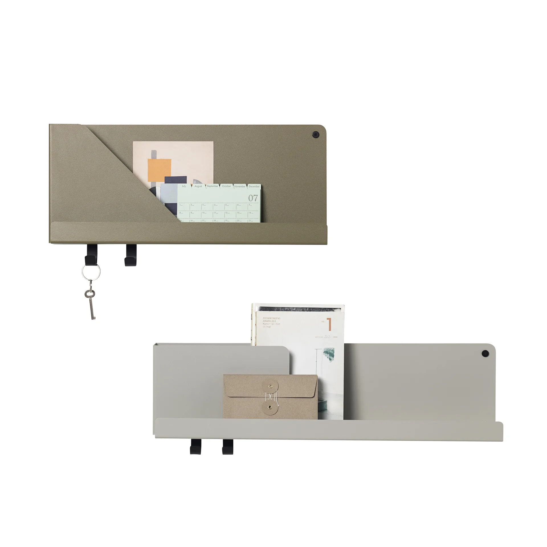 Folded hylla 51x22 cm, Olive Muuto