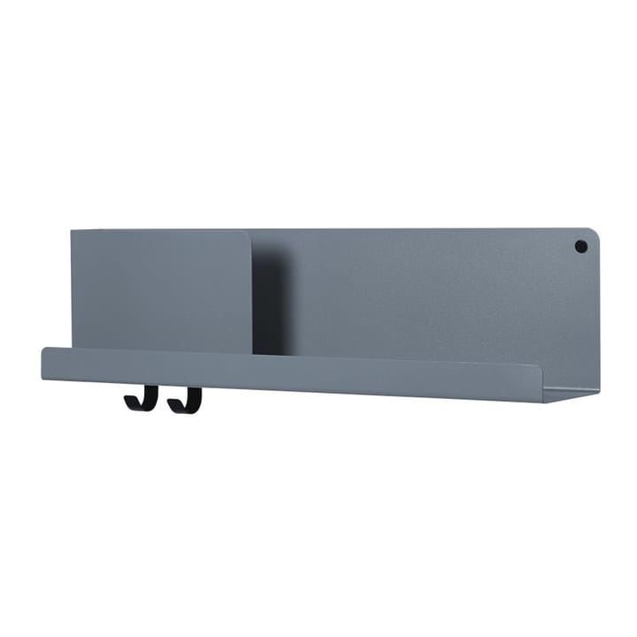 Folded hylla 63x16,5 cm - Blue Grey - Muuto