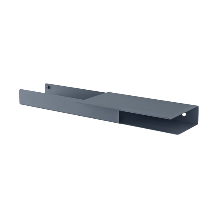 Folded platform hylla 62x5,4 cm - Blue-Grey - Muuto