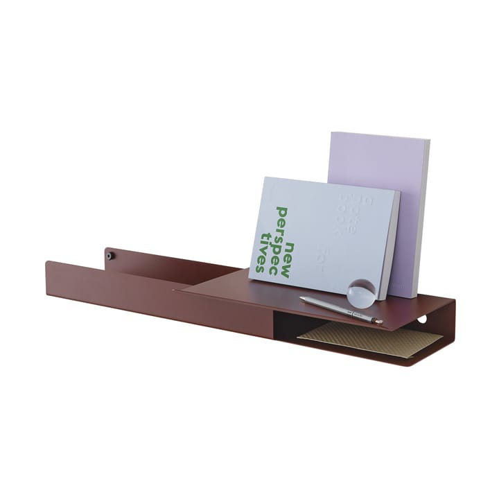 Folded platform hylla 62x5,4 cm, Deep Red Muuto
