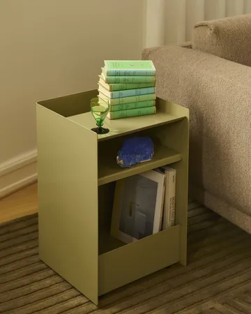 Folded Trolley rullvagn öppen - Dark red, 37,4x38,7x37,2 cm - Muuto