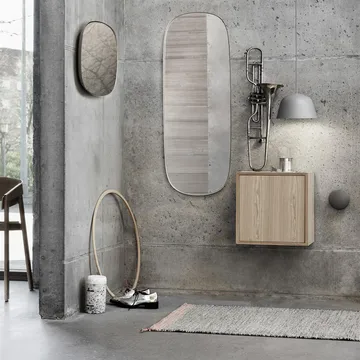 Framed spegel - Taupe, 59x44 cm - Muuto