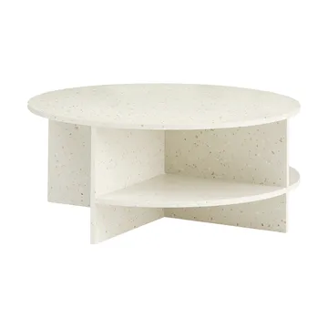 Halves soffbord - Off white-terrazzo, Ø85 cm - Muuto
