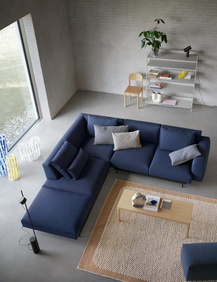 In Situ hörnsoffa configuration 3, Ocean 80-black Muuto