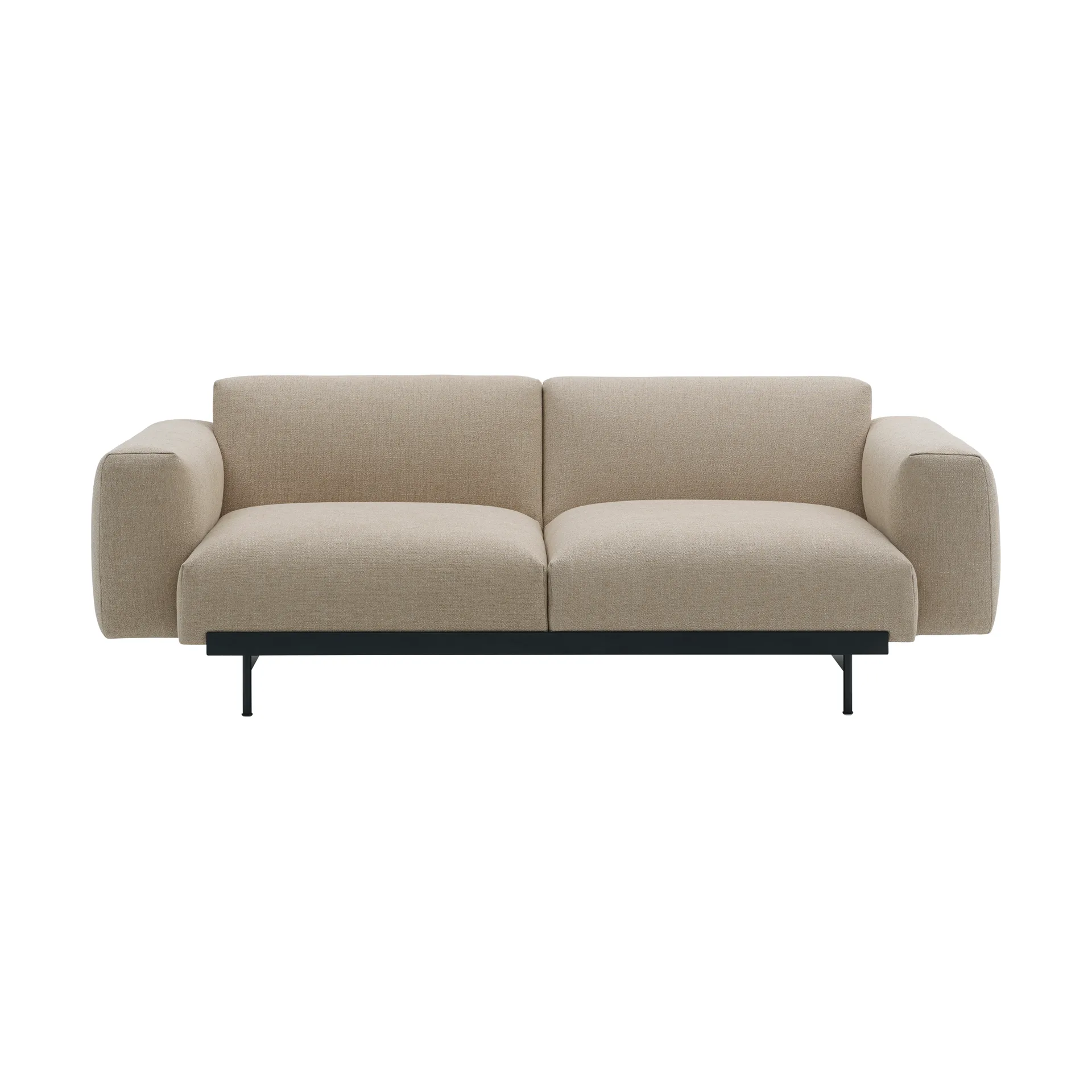In Situ modulsoffa 2-sits configuration 1, Ecriture 240-Black Muuto