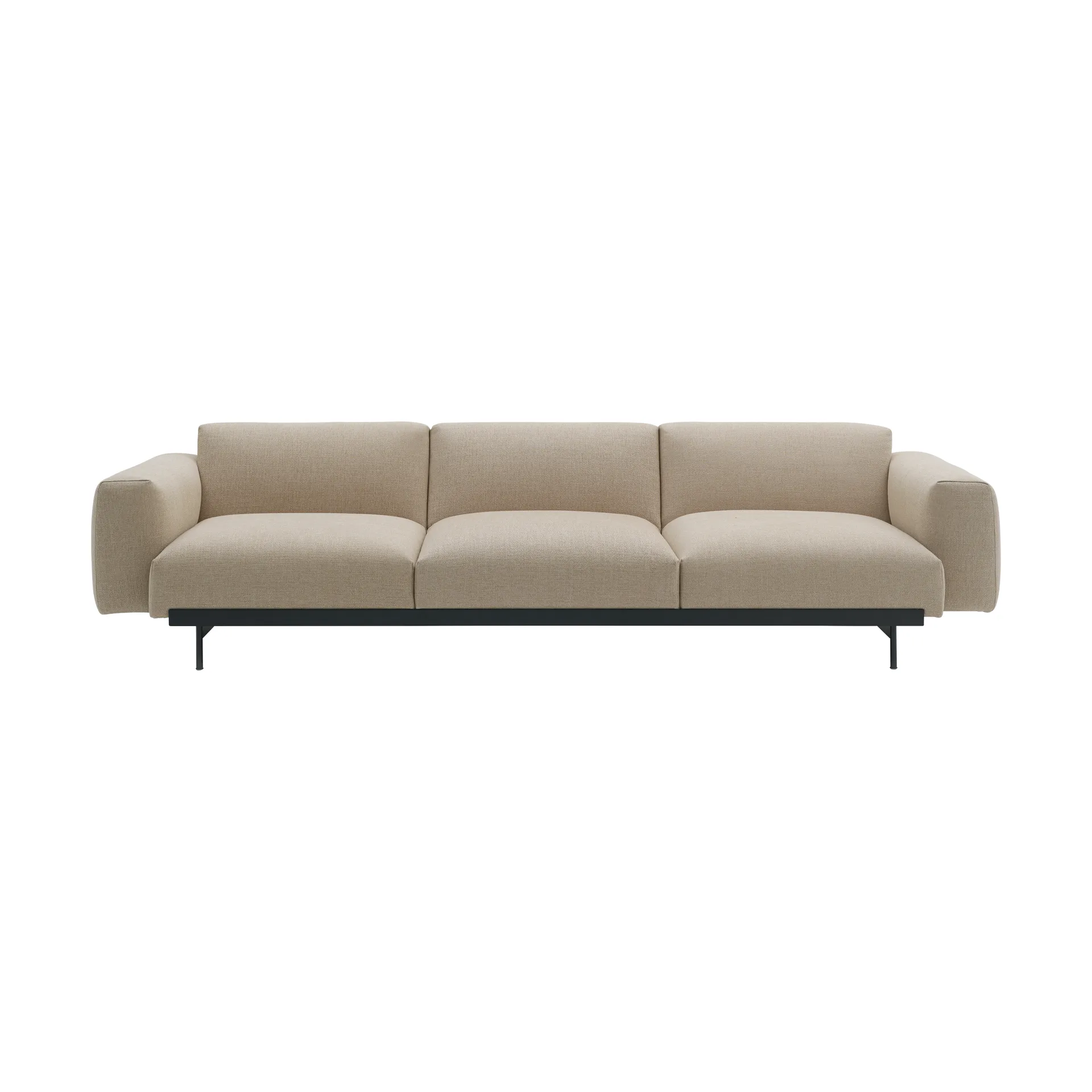 In Situ modulsoffa 3-sits configuration 1, Ecriture 240-Black Muuto