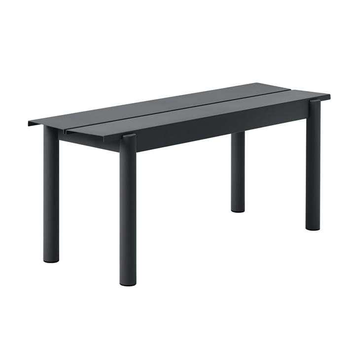 Linear steel bench bänk 110x34 cm - Black - Muuto