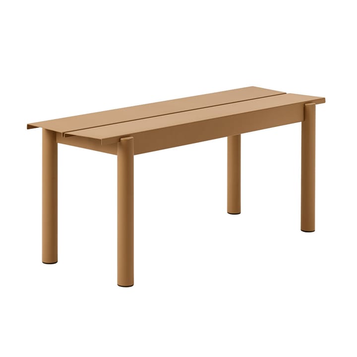 Linear steel bench bänk 110x34 cm - Burnt orange - Muuto