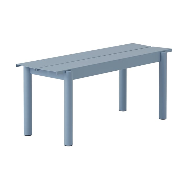 Linear steel bench bänk 110x34 cm - Pale blue - Muuto