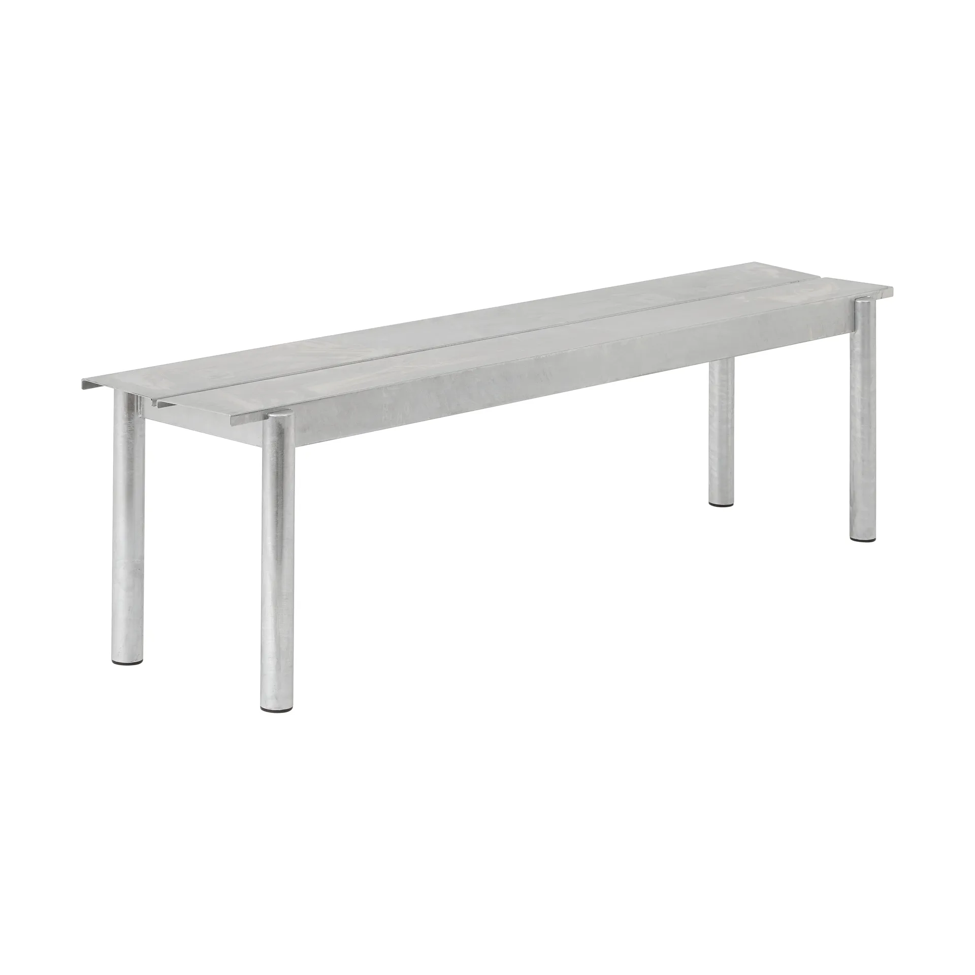 Linear steel bench bänk 170x34 cm, Warm galvanized steel Muuto