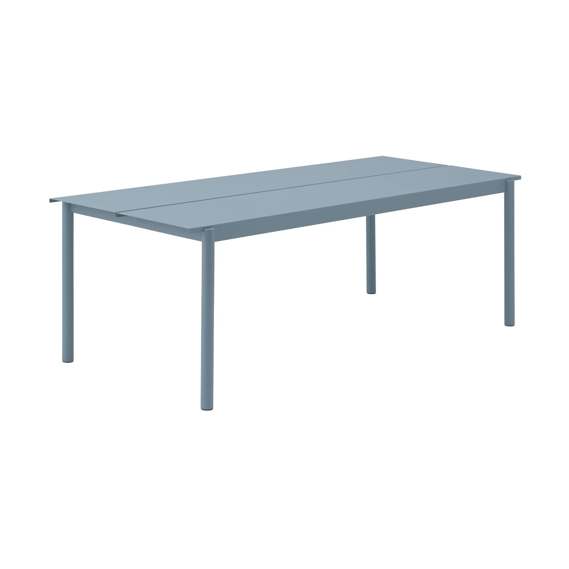 Linear Steel bord 200x75 cm, Pale blue Muuto